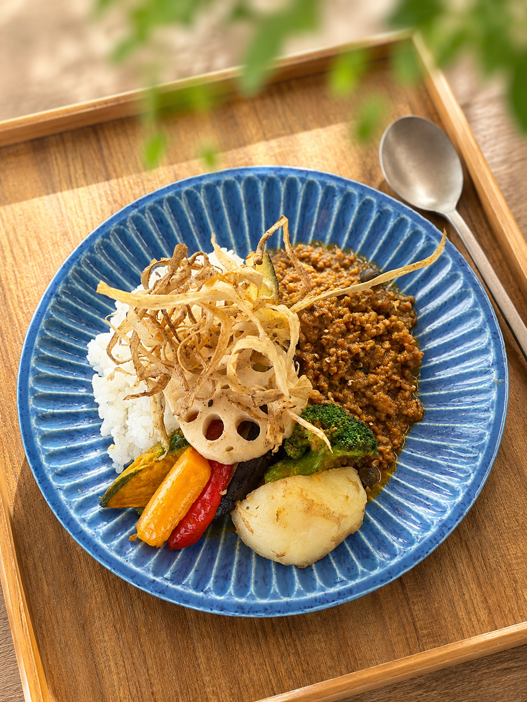 麻辣ぼたんキーマカレー